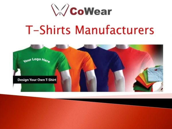 Best t shirts manufacturers in delhi ncr - cowear
