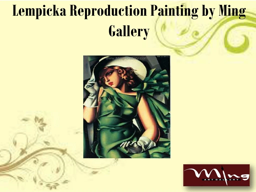 lempicka reproduction p ainting by ming gallery