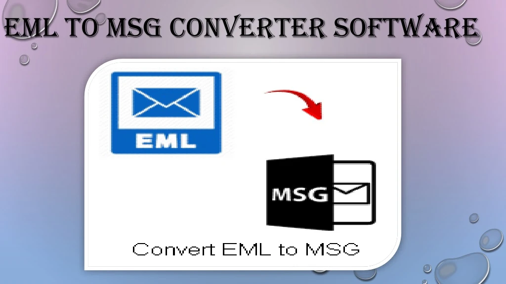 eml to msg converter software