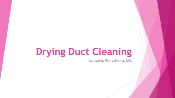 Cleaning Out Dryer Vent Lancaster PA