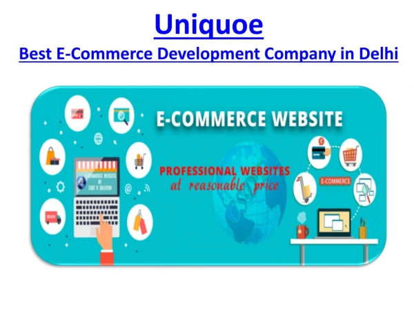 Best E-Commerce Development Company in Delhi