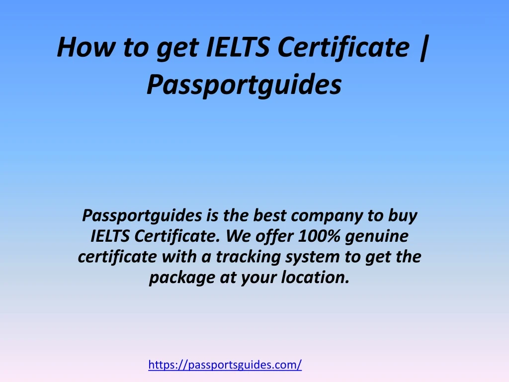 how to get ielts certificate passportguides