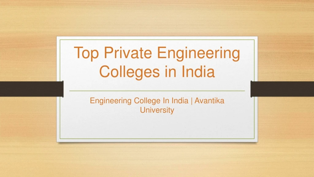 top private engineering colleges in india