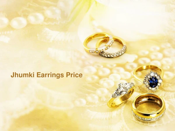 Jhumki Earrings Price