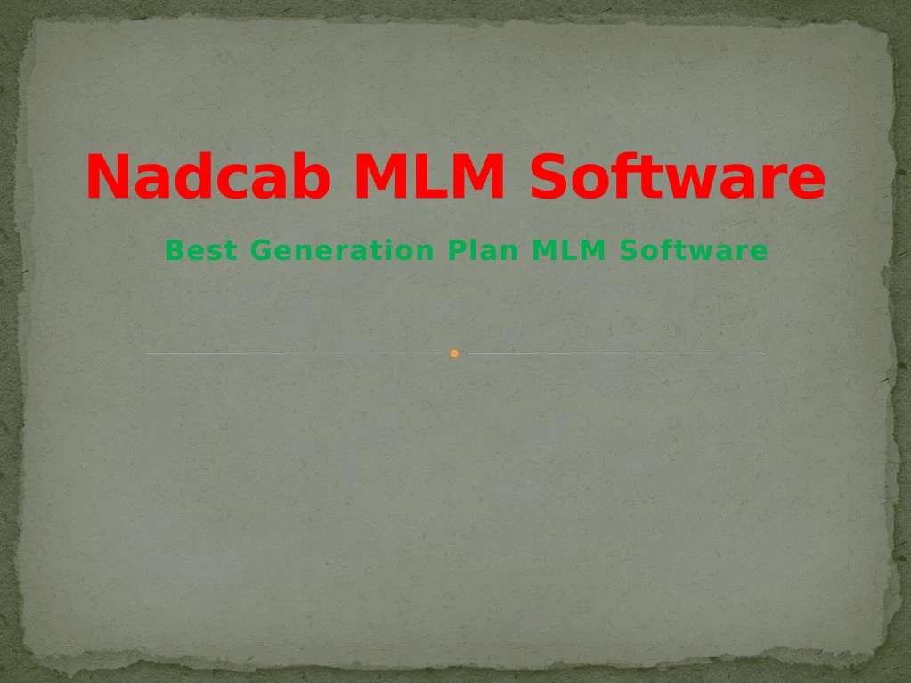 nadcab mlm software