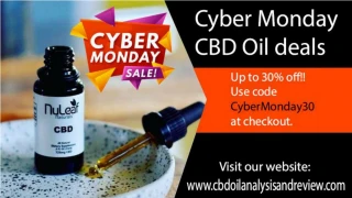 Cyber Monday CBD Oil Deals - slide 1