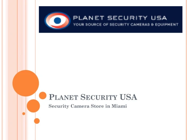 Security Camera in Miami