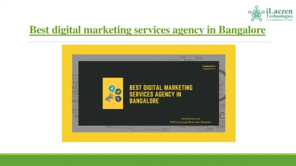 Best digital marketing services agency in Bangalore