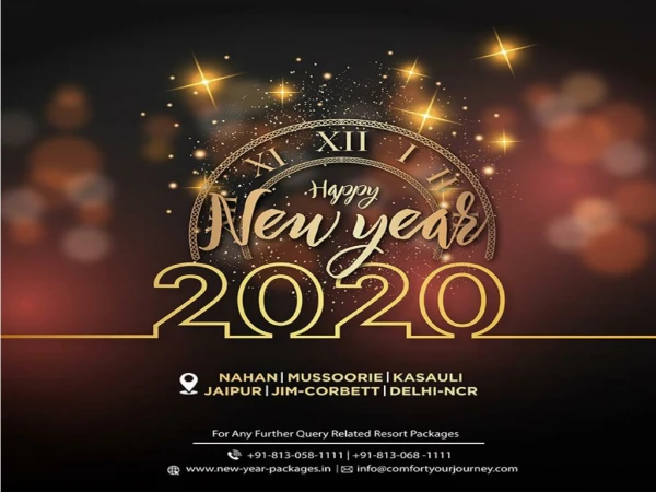 New Year Packages Near Delhi | New Year Party