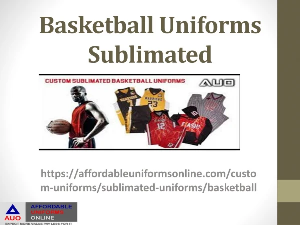 Basketball Sublimated Uniforms