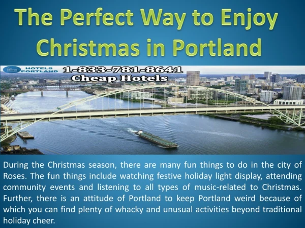 The Perfect Way to Enjoy Christmas in Portland