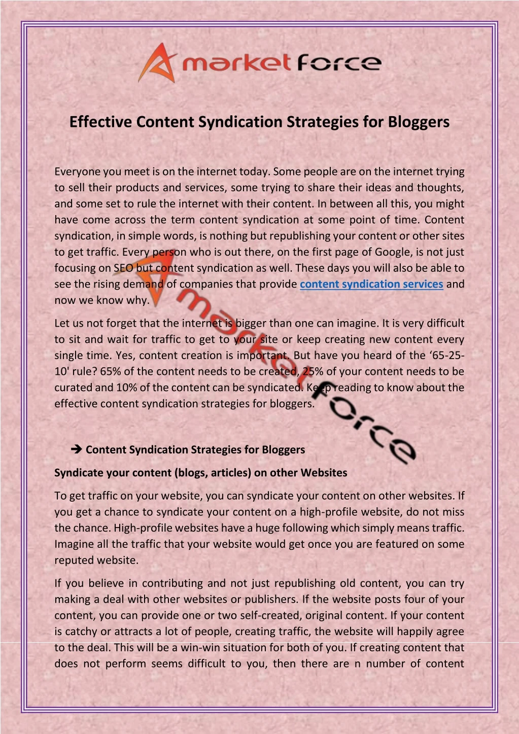 effective content syndication strategies