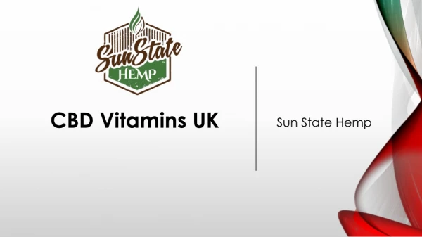 CBD Vitamins UK | Vitamins & Supplements | Sun State Hemp