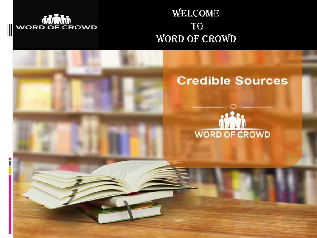 welcome to word of crowd