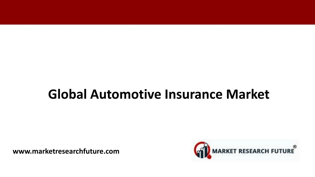 global automotive insurance market