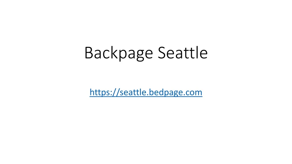 backpage seattle