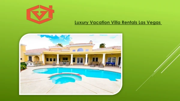Luxury Vacation Villa Rentals Las Vegas