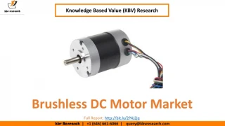 Brushless DC Motor Market Size- KBV Research - slide 1