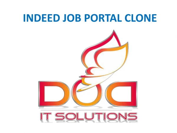 INDEED JOB PORTAL CLONE | INDEED SCRIPT | DOD IT SOLUTIONS