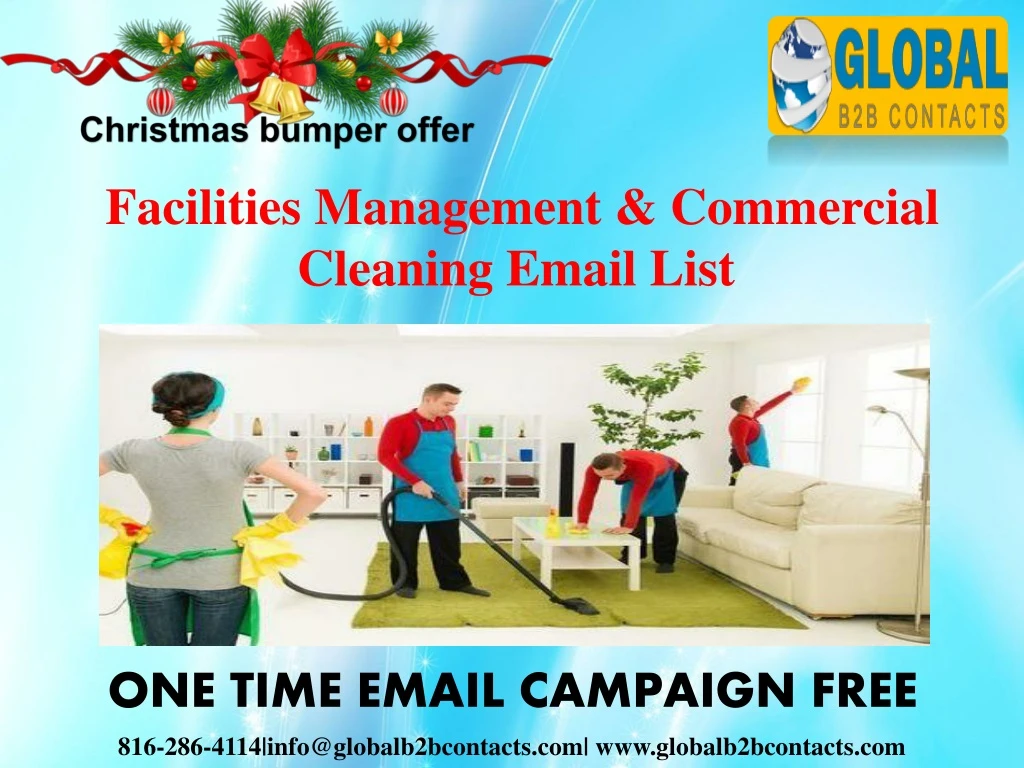 facilities management commercial cleaning email
