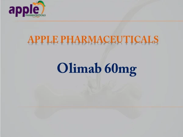 Olimab 60mg injection | Denosumab | Myapplepharma