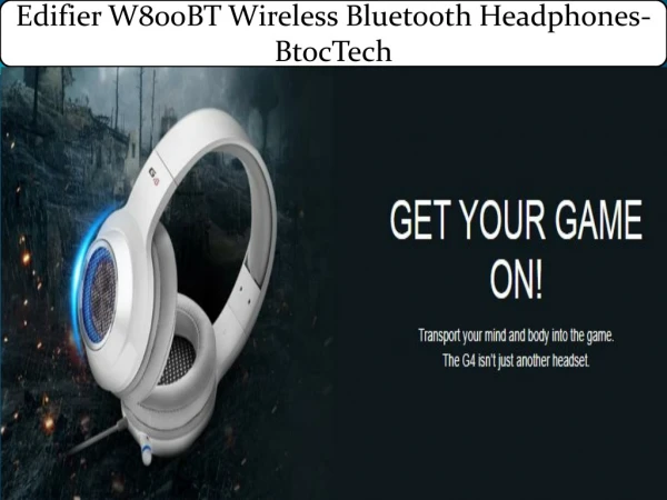 Edifier W800BT Wireless Bluetooth Headphones-BtocTech