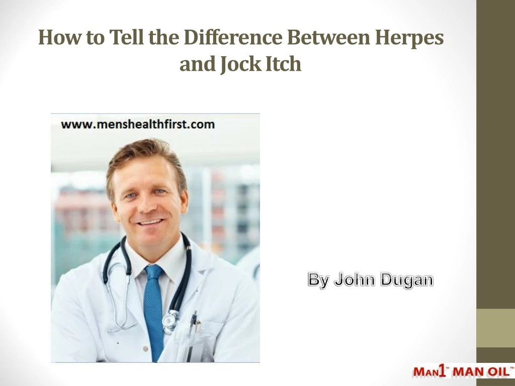 how to tell the difference between herpes and jock itch