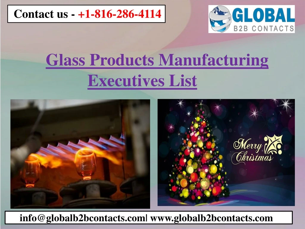 glass products manufacturing executives list