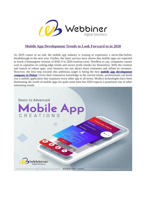 mobile app development trends to look forward