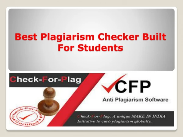 Free Online Plagiarism Checkers for Teachers