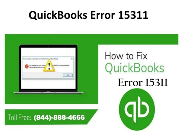 How to troubleshoots QuickBooks Error 15311 easily