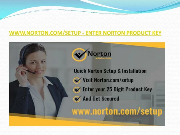 www.norton.com/setup - Enter Norton product key