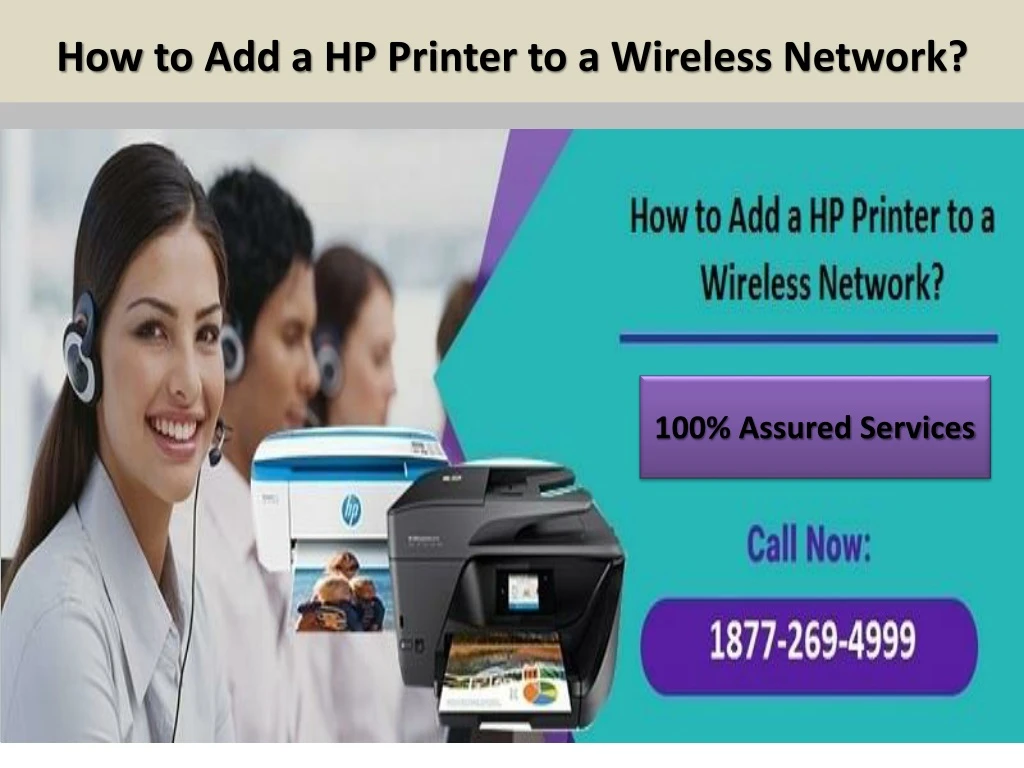 how to add a hp printer to a wireless network