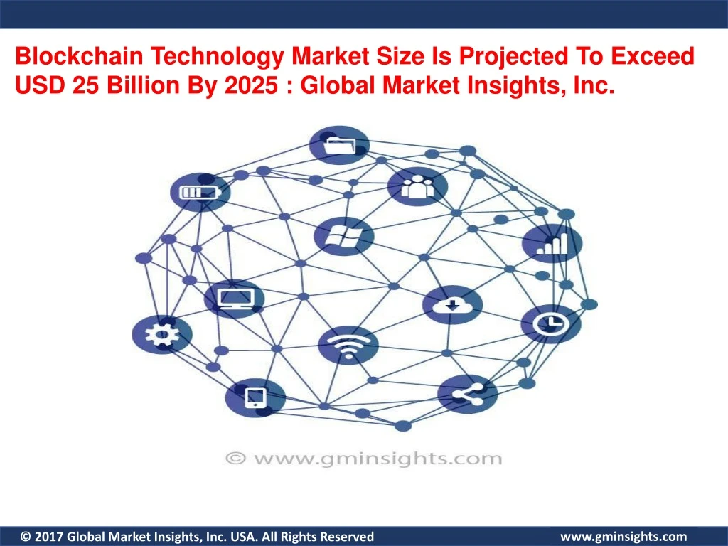 blockchain technology market size is projected