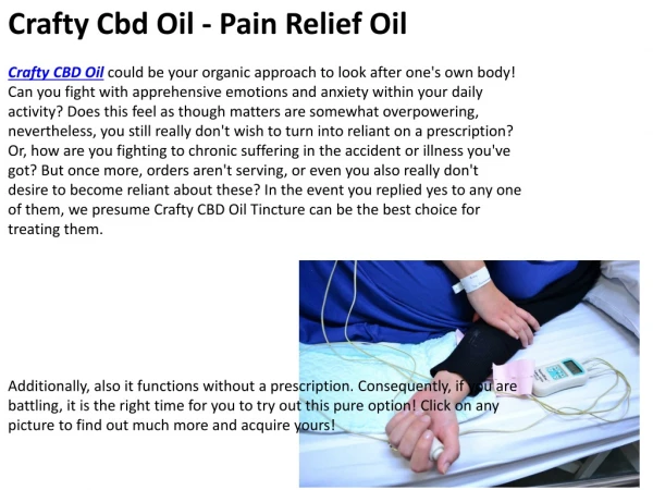 Crafty Cbd Oil - Pain Relief Oil