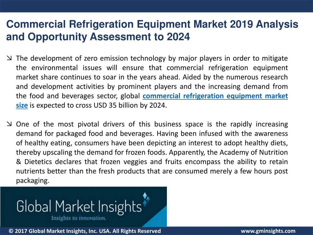 commercial refrigeration equipment market 2019