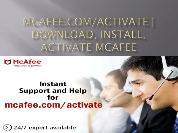 mcafee.com/activate | Download, Install, Activate Mcafee