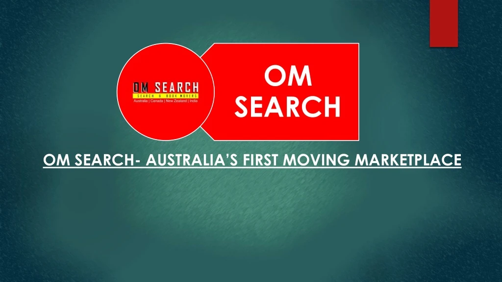 om search australia s first moving marketplace