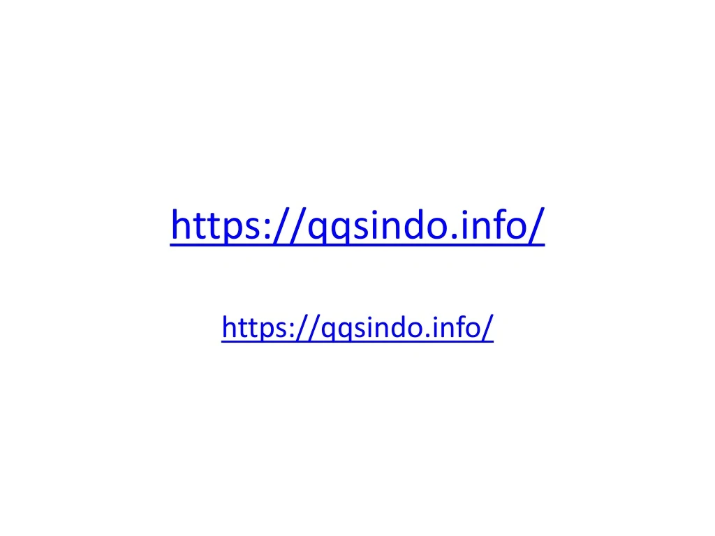 https qqsindo info