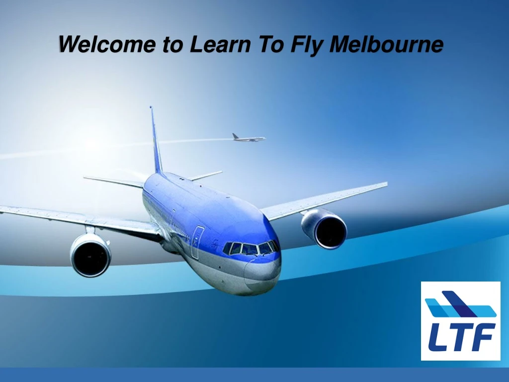 welcome to learn to fly melbourne
