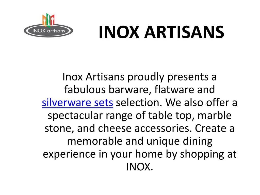 inox artisans
