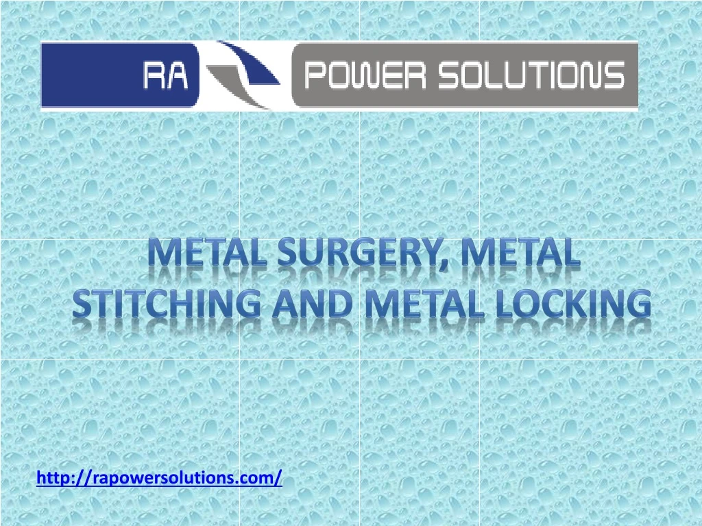 metal surgery metal stitching and metal locking