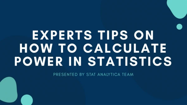 How to calculate power in statistics