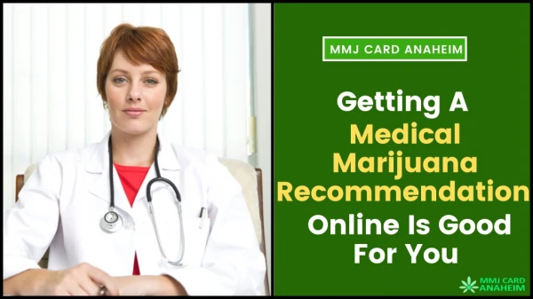 Get a medical marijuana recommendation online to get rid of prescription medicines.