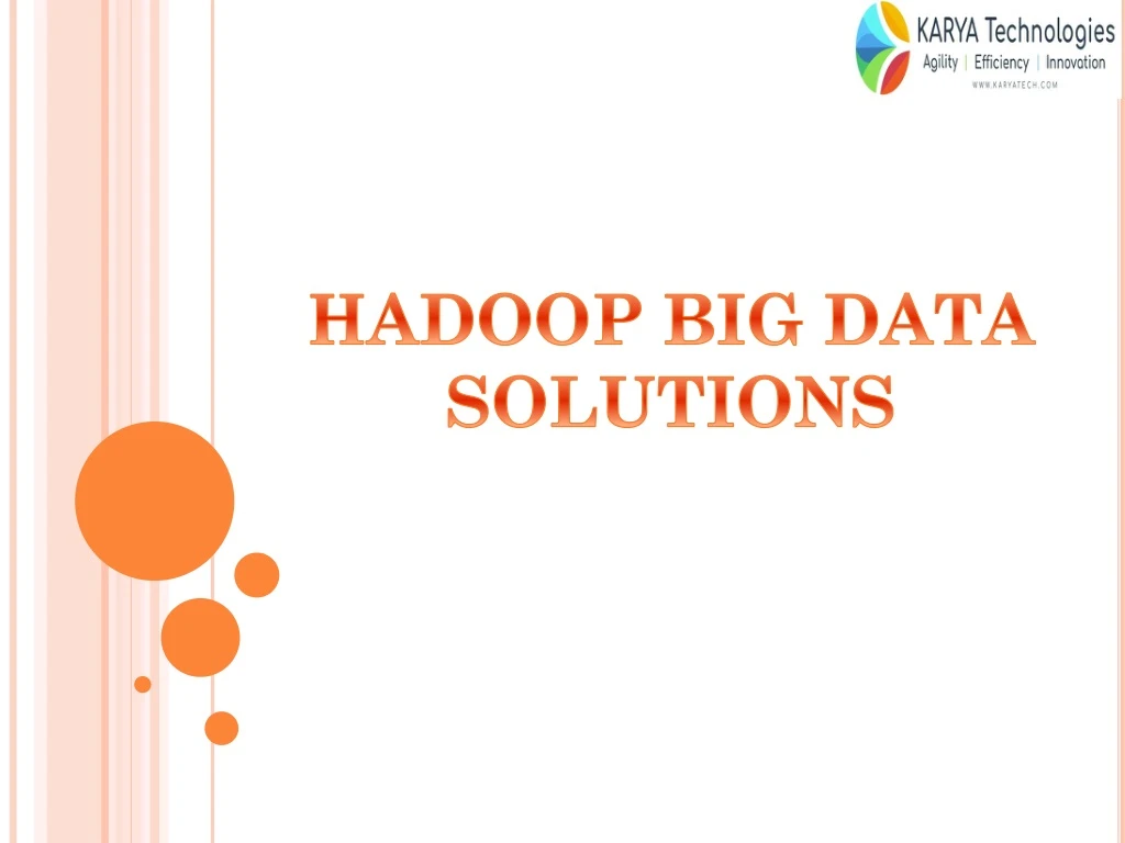 hadoop big data solutions