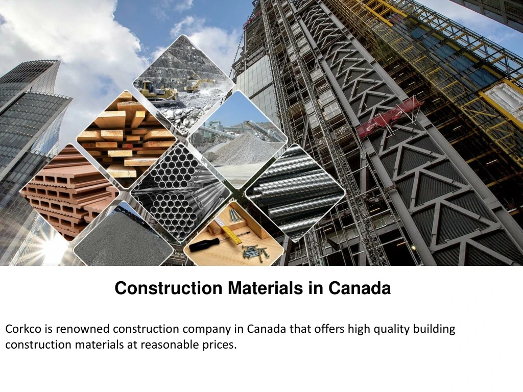 construction materials in canada
