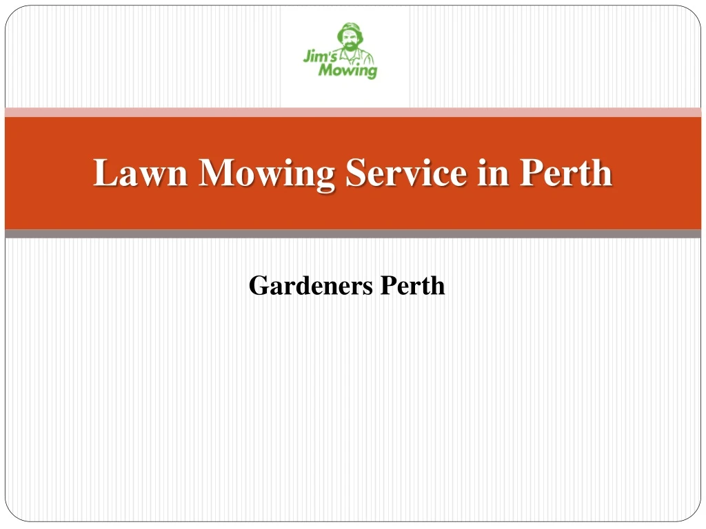 lawn mowing service in perth
