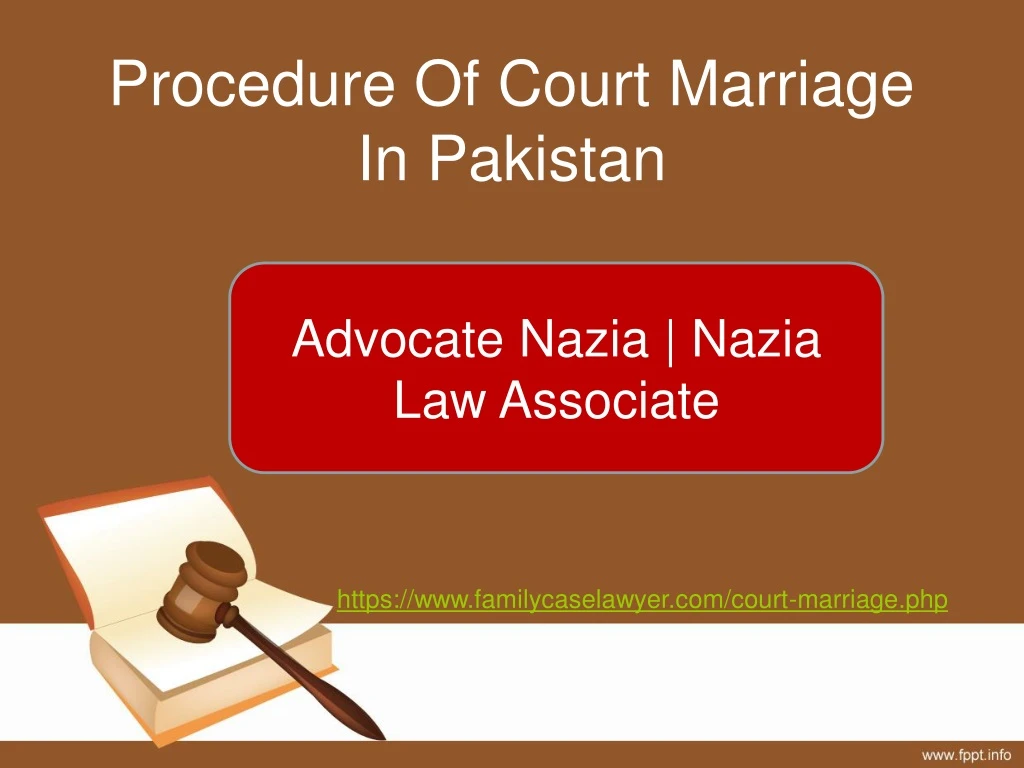 procedure of court marriage in pakistan