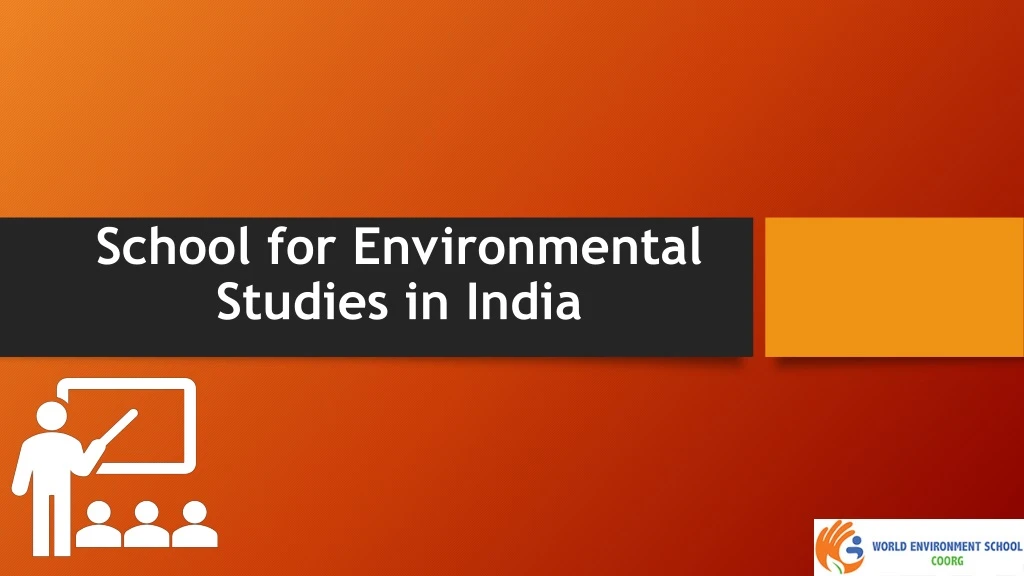 school for environmental studies in india