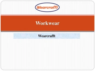 Best Workwear with Wearcrafft - slide 1